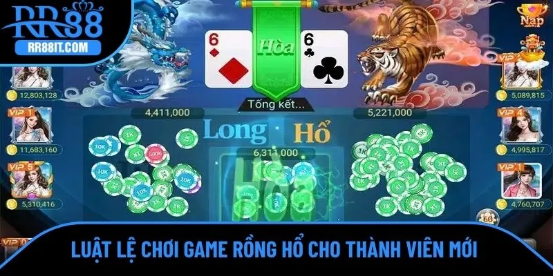 Luật lệ chơi game rồng hổ cho thành viên mới
